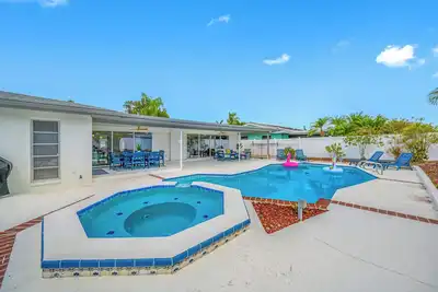 Saltwater Pool Beach Home