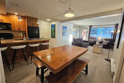 True ski in - ski out cozy condo!