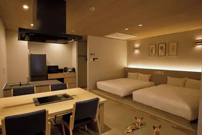 Image de C 2 Double beds Dog friendly / Awara City Fukui
