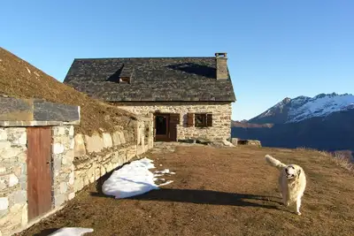 Image de Grange aménagée en montagne avec vue exceptionnelle