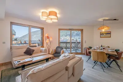 Image de Appartement moderne à Morzine, 6 pers, Wi-Fi, parking, proches pistes