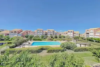 Image de Patio Sable 4 couchages, ☀️Climatisé☀️Piscine☀️Parking