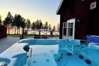 Image de Villa luxueuse au bord du lac à Tällberg avec sauna privé et jetée