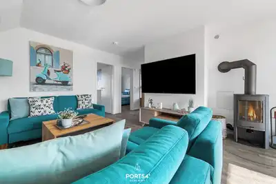 Image de Knuts Koje - Parking, Infrared Sauna, Washing Machine, Wi-Fi, Fireplace,