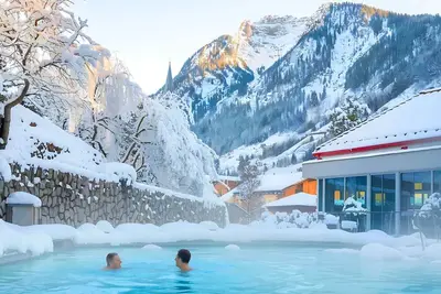 Image de Centre ville, vue montagne et torrent+1 accès Spa thermal par jour