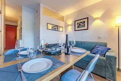 Image de Appartement alpin avec vue sur les pistes