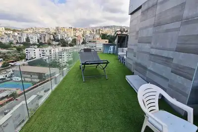 Image de Fabulous studio duplex 360degrees facing La Marina Dbayeh, seaview &Mountain view