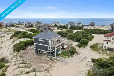 Image de Gorgeous semi-oceanfront home on the 4x4 beaches w/ swim spa & ocean views!