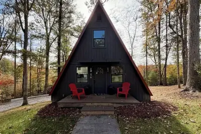 Image de Cozy 2-bedroom A-Frame in Oneida, Tn