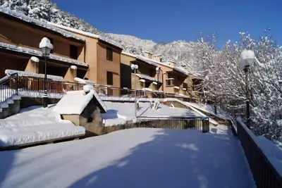 Image de Piscine, terrasse, parking, télévision, 51m², Valberg / Beuil