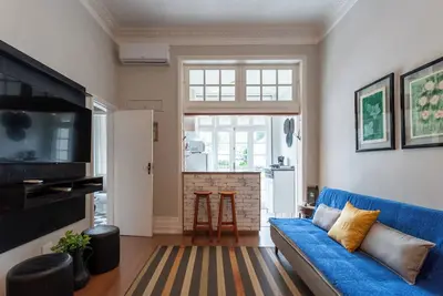 Image de Flat no Palácio Quitandinha com Varanda e Vista