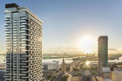 Image de Crosby Miami Wtc 2br/2ba Living Space #307