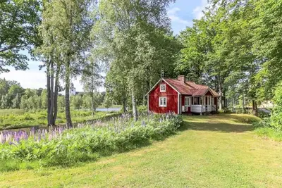 Image de Belle maison à Urshult avec vue sur le lac