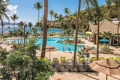Image de Tropical Resort on Water Bay in St Thomas Usvi Luxury 3Bd/3ba Presidential Suite