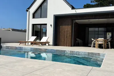 Villa Ar Mor - Maison pour 10 pers. avec piscine