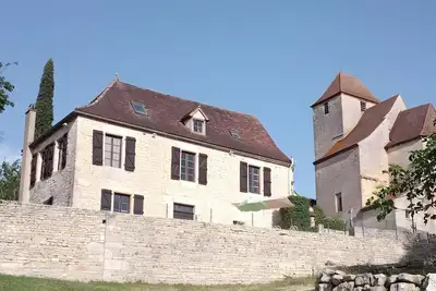 Image de Maison de vacances, terrasse près de Rocamadour, vue, terrasse privée, Wi-Fi
