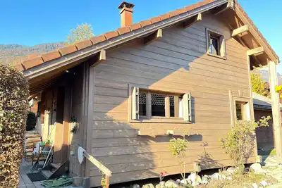 Image de Chalet '6p Confort - L'edelweiss' : Vue Montagne, Terrasse Privée et Wi-Fi