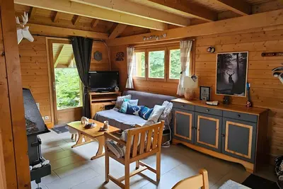 Image de Chalet « 6p Classique - Le Rhodo » avec vue montagne, terrasse privée et Wi-Fi