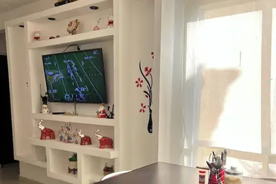 Tropical apartment with pool