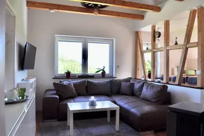 Image de Cozy apartment with fireplace and wonderful view of the Thuringian mountains