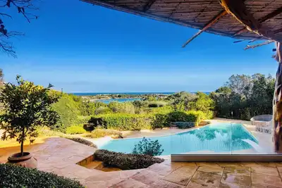 Image de Timeless Sea-View Elegance Steps from Romazzino Beach, Porto Cervo - Sleeps 15
