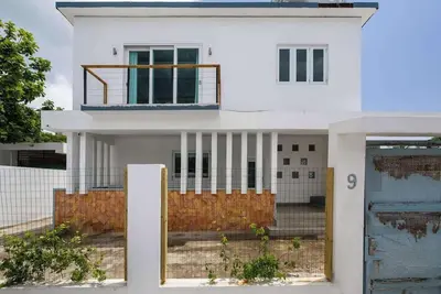 Beachside Boho Apartment with Pool