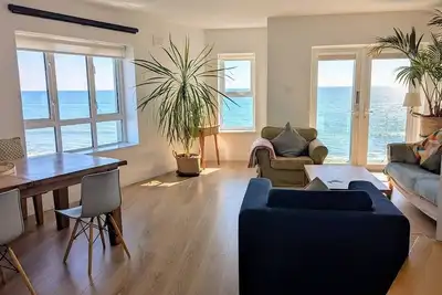 Ultimate Beachfront Duplex: Balcony Epic Sea Views