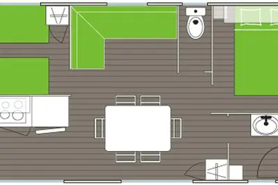 Image de Mobil-home 6 Pers. avec Terrasse à Villecroze