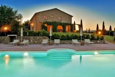 Image de Magnificent stone house 10 km from the sea with solarium and heated pool.