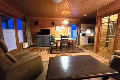 Image de Wooden log vacation home in the Naturerlebnisdorf Blauvogel - Has-12 - Cozy