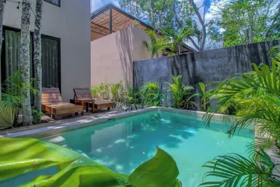 Image de Private villa and pool in peaceful Tulum 3-bedroom w/ ensuites 3. 5 bathrooms