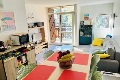 Image de Appartement à Maubuisson avec terrasse, à 5 min à pied du lac et proche océan