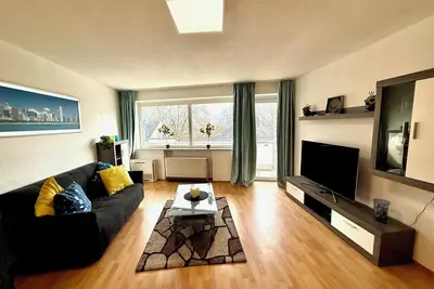 Image de Stylish vacation apartment with a view of the Rhine in a prime Koblenz location