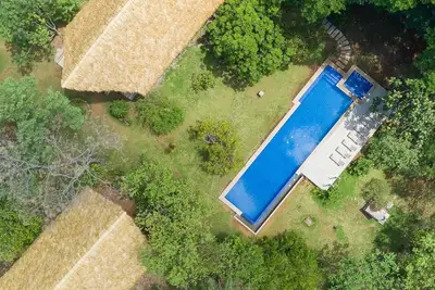 Image de Serene 2-bedroom house in eco village  La Ecovilila, perfect for relaxing stays.