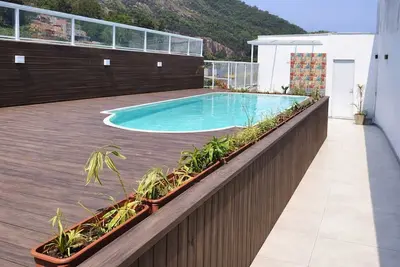 Flat on Itacoatiara beach