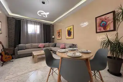 Image de Cozy and Zen in Agadir center (Netflix, parking)