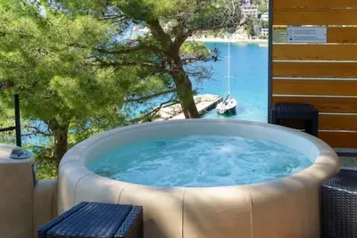 Image de Appartement d'une chambre prés de la plage Brela, Makarska (A-25095-b)