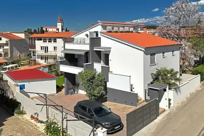 Villa avec climatisation et balcon