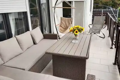 Image de Maison de vacances avec grand jardin, wifi et climatisation