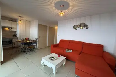Image de 1er étage, terrasse, télévision, casier à ski, 45m², Vars