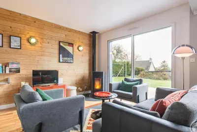 Image de Maison de Vacances au Cap Carteret avec Jardin et Terrasse