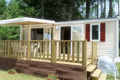 Image de Mobil-home 4 pers, 2 ch, jardin et barbecue