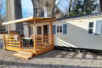 Image de Mobil-home cosy avec Terrasse et Jardin