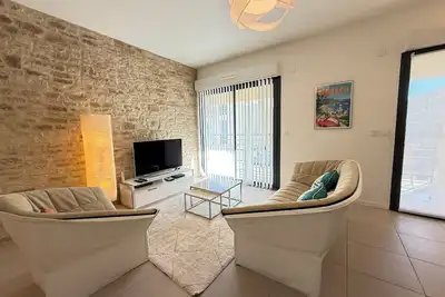 Image de Superbe appart 4 pers – Vue mer & terrasse – Parking privé – remparts