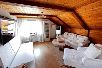 Image de Appartement « Bayernseele - Bayerwald » avec vue sur la montagne, jardin commun et Wi-Fi