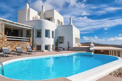 Image de Velanos Villa - Private Luxury Sea View Villa for Groups and Families!
