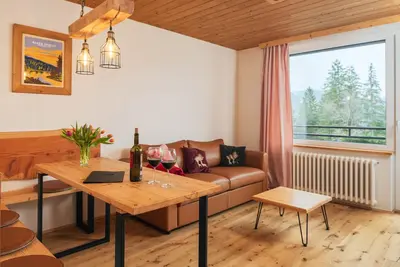 Image de Appartement-Première Classe-Salle de bain privée-Vue sur Montagne-Balcony