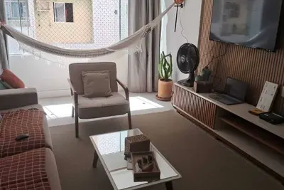 Spacious apartment for 4 people, 700m from the beach.