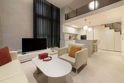 Image de A duplex one-Br with a Lr in Samseong-dong, accommodating up to 4 guests.