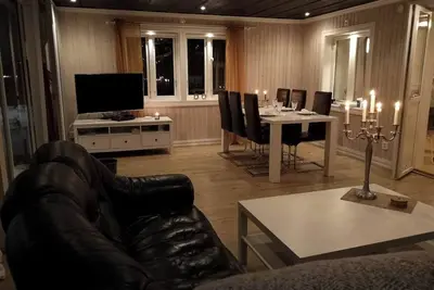 Image de Charmante maison moderne près de Järvsö — avec cheminée